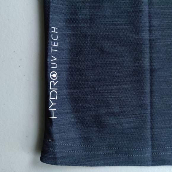 HULAKAI Hawaii Surf Board Shirt S Gray Active UPF 50 Sun Protection Men's - Picture 3 of 8